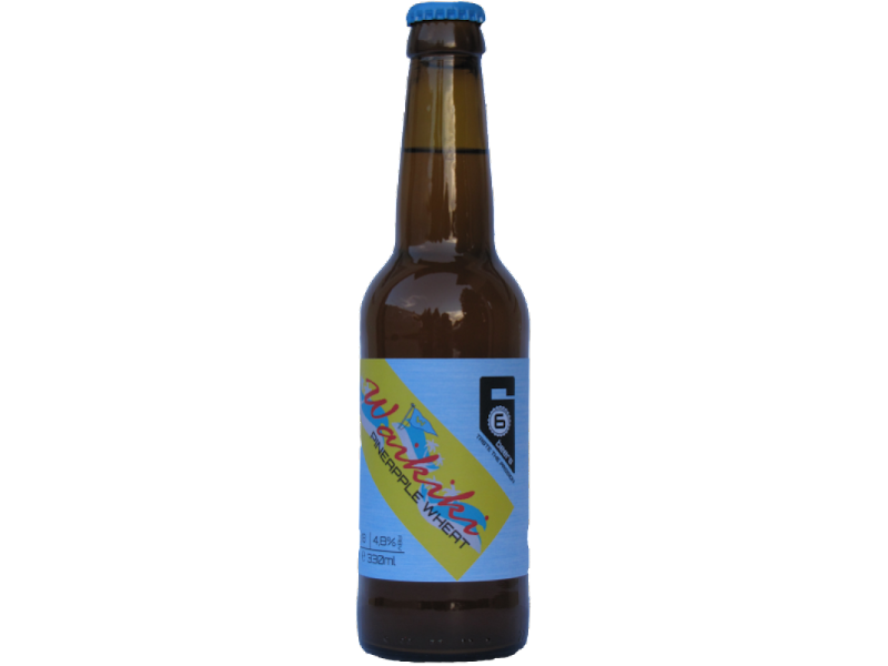 WAIKIKI, Pineapple Wheat, 330 ml Flasche - 2384 Breitenfurt bei Wien - Mödling - 6 beers brewing company e.U.