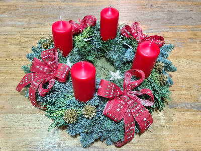 Adventskranz elegant
