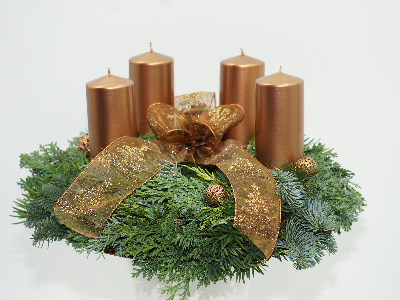 Adventskranz elegant