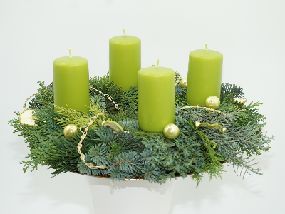 Adventskranz elegant