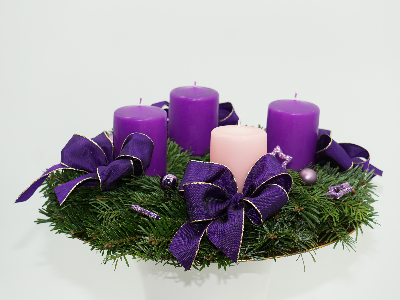 Adventskranz klassisch liturgisch